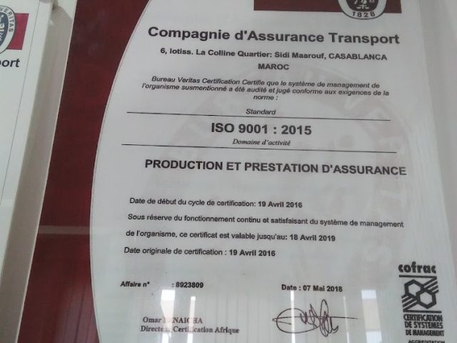 CAT Assurance et Réassurance - Casablanca - +212 5227-85200