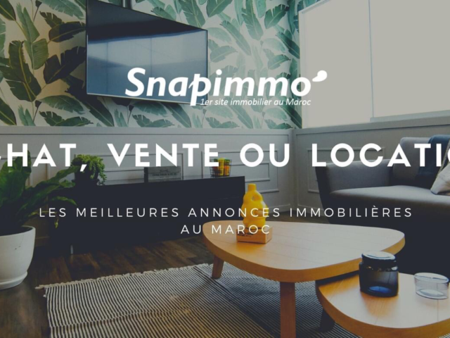 Snapimmo.ma - Immobilier au Maroc - Rabat - +212 600-191977