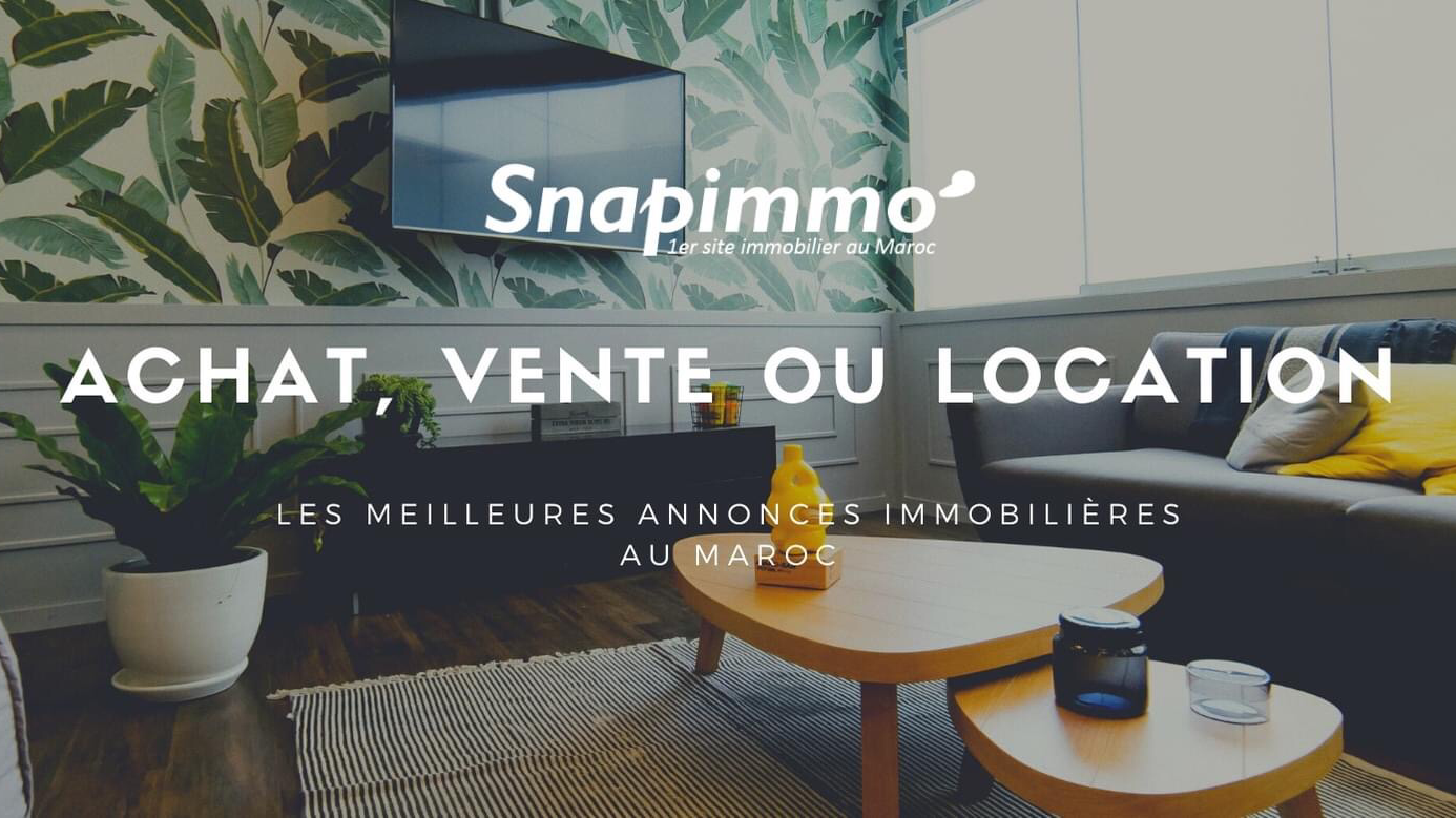 Snapimmo.ma - Immobilier au Maroc