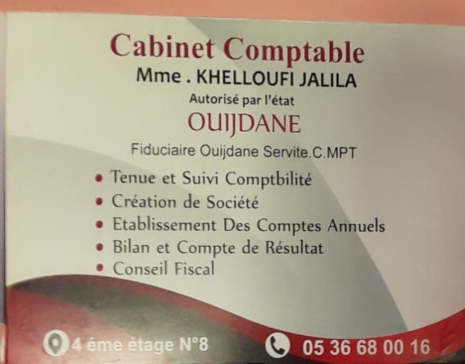 Cabinet comptable Ouijdane à Oujda