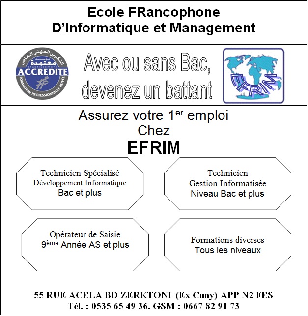 Ecole Francophone d'Informatique et Management