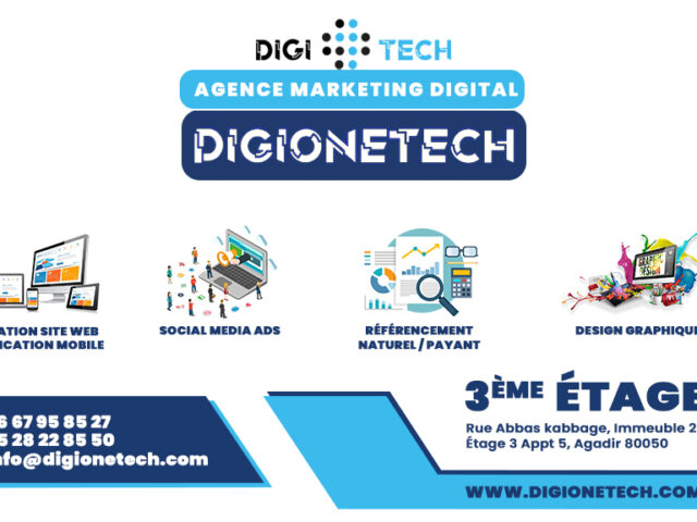 DIGIONETECH : Agence Marketing Digital Agadir , Maroc - Agadir - +212 667-958527