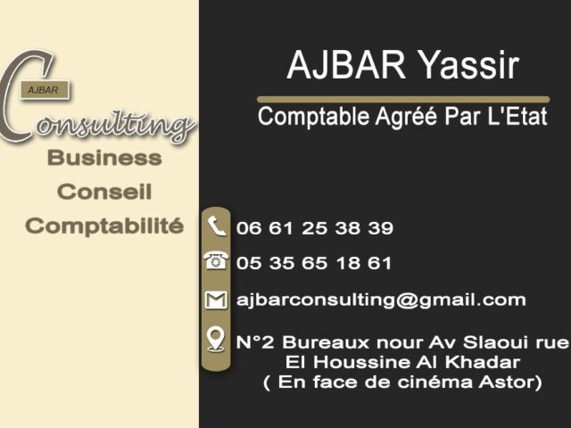 Ajbar Consulting - Fès - +212 5356-51861