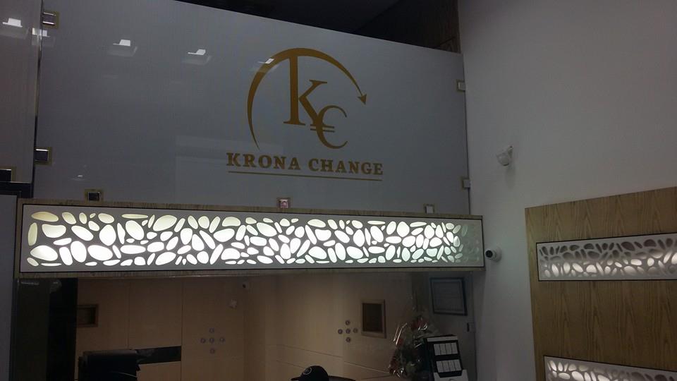 currency exchange KRONA CHANGE