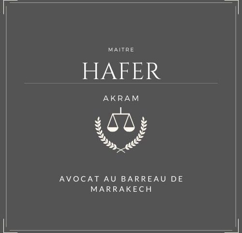 CABINET MAITRE HAFER AKRAM - Marrakech - +212 661-942987