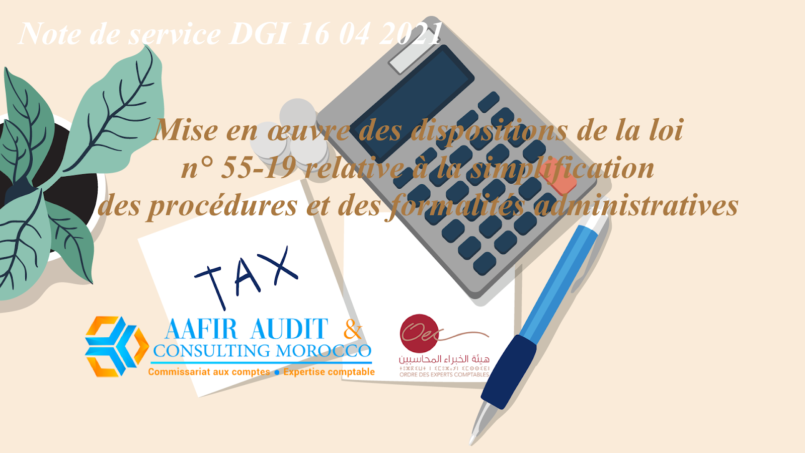 AAFIR - EXPERT COMPTABLE COMMISSAIRE AUX COMPTES TANGER TETOUAN MAROC