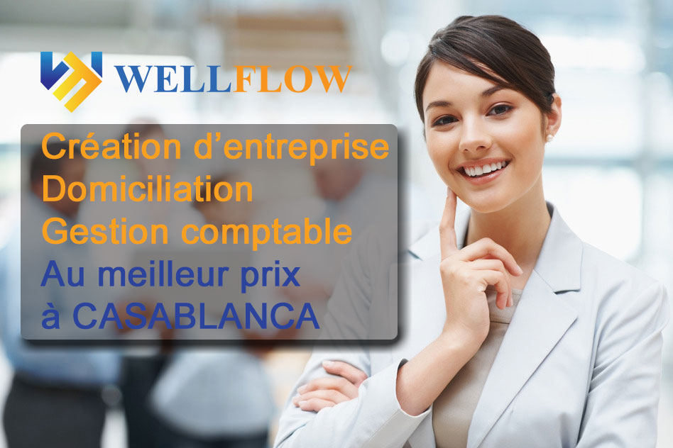 WW : "Création de société & domiciliation d'entreprise. Tout prestation comptable à Casablanca"