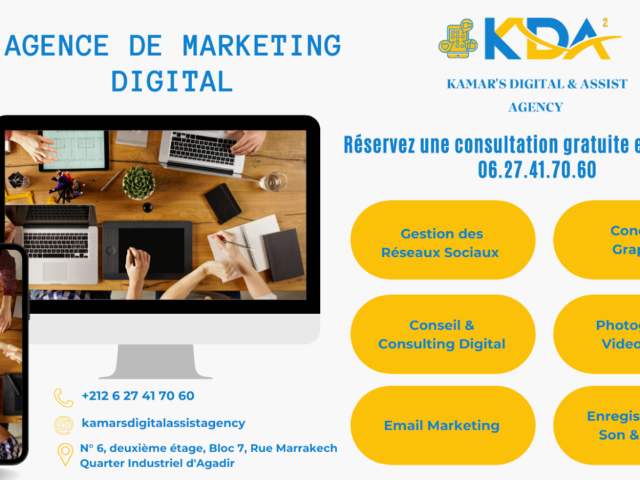 KAMAR'S DIGITAL & ASSIST AGENCY - Agadir - +212 627-417060