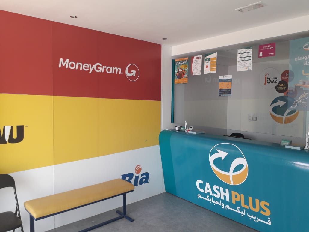 Western union moneygram CashPlus Marina agadir permanace 24h/24 7j/7