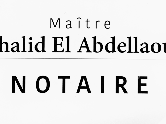 Etude Maître Khalid El Abdellaoui Notaire - El Jadida - +212 663-709789