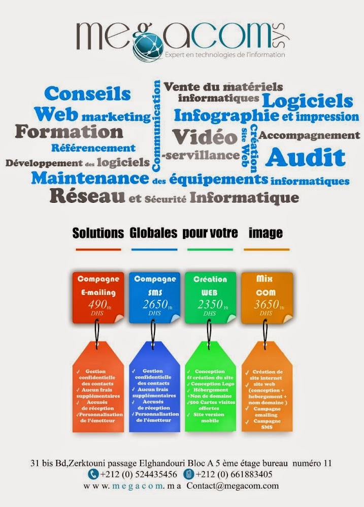 MEGACOMSYS : Agence digitale Marrakech
