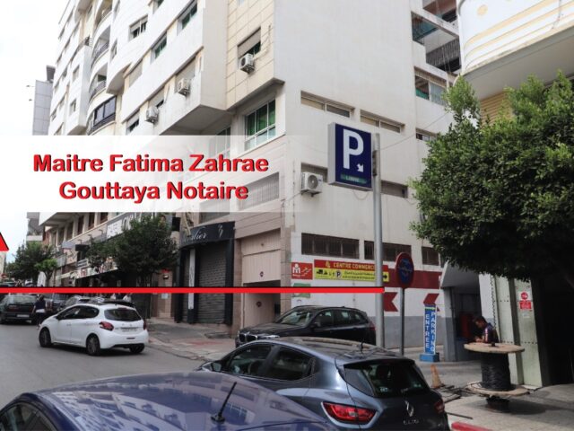 Maitre Fatima Zahrae Gouttaya Notaire à Tanger - Tanger - +212 5399-42915