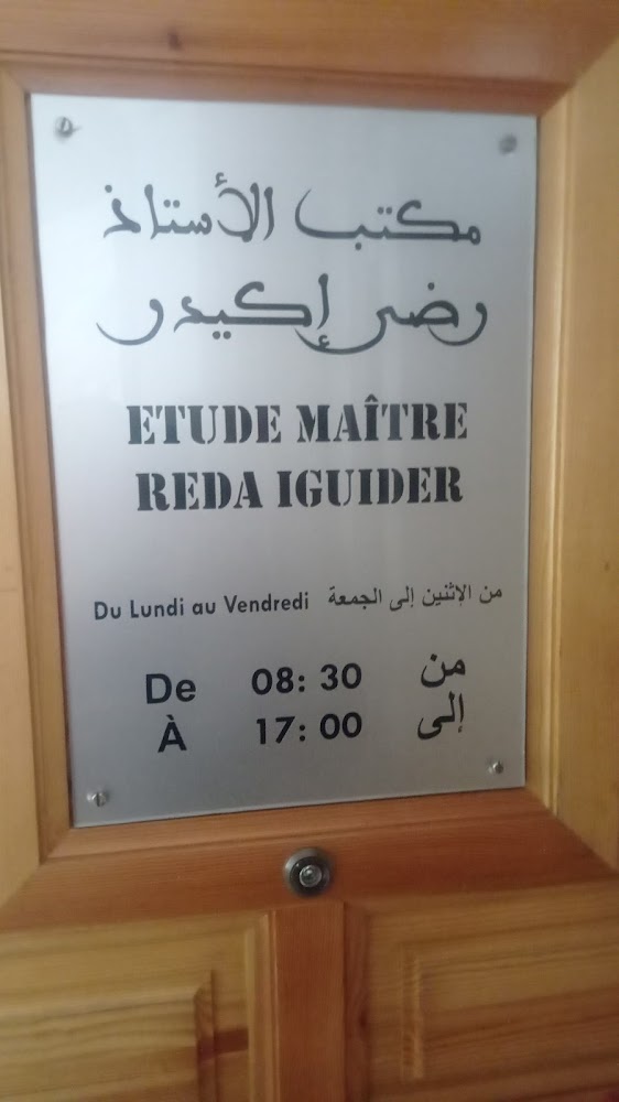MAITRE REDA IGUIDER