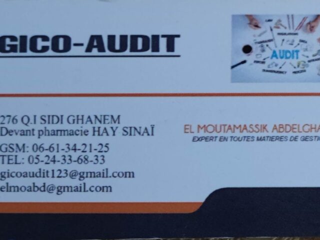 El Moutamassik Abdelghani - Cabinet Comptable Marrakech - Marrakech - +212 661-342125