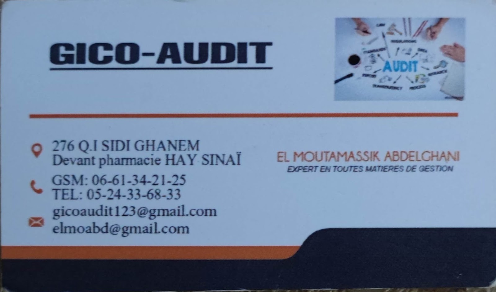 El Moutamassik Abdelghani - Cabinet Comptable Marrakech