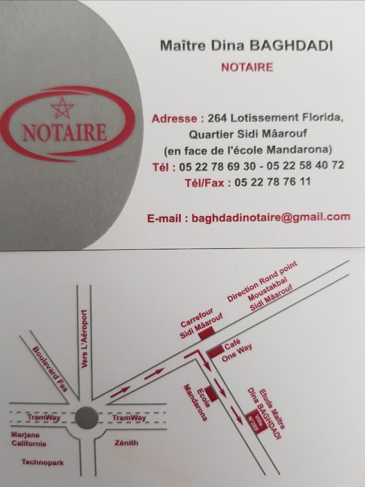 Maitre Dina Baghdadi Notaire Casablanca