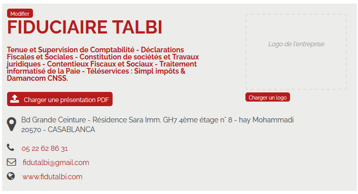 Fiduciaire Talbi sarl