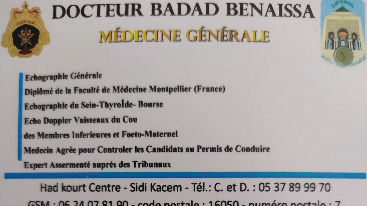 Docteur Badad Benaissa