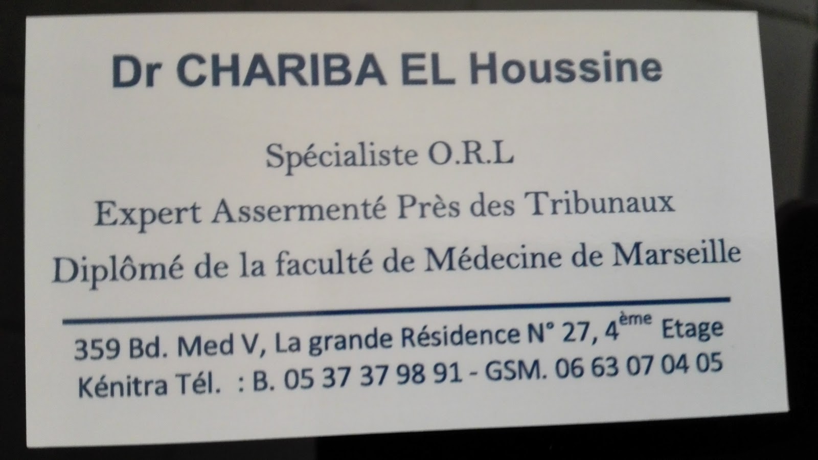 Chariba Elhoussine