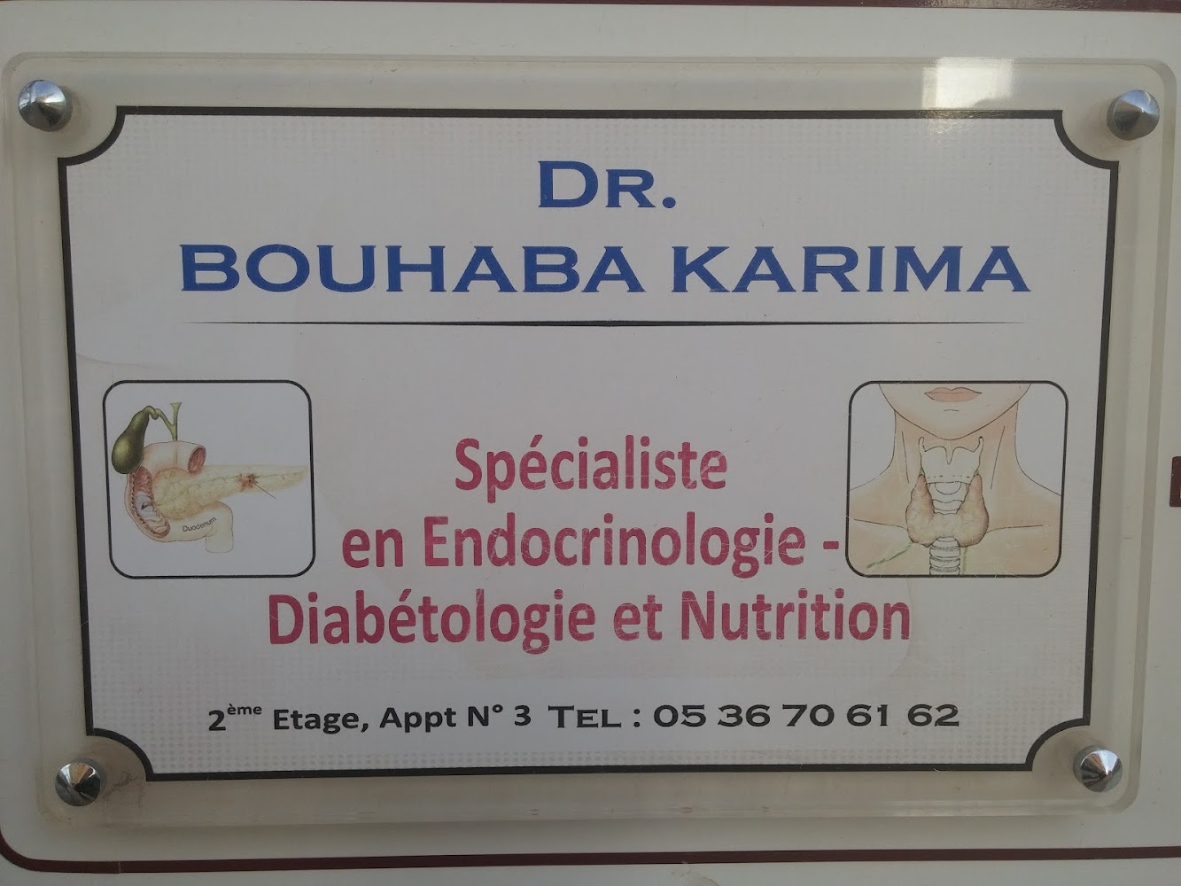 Dr BOUHABA Karima