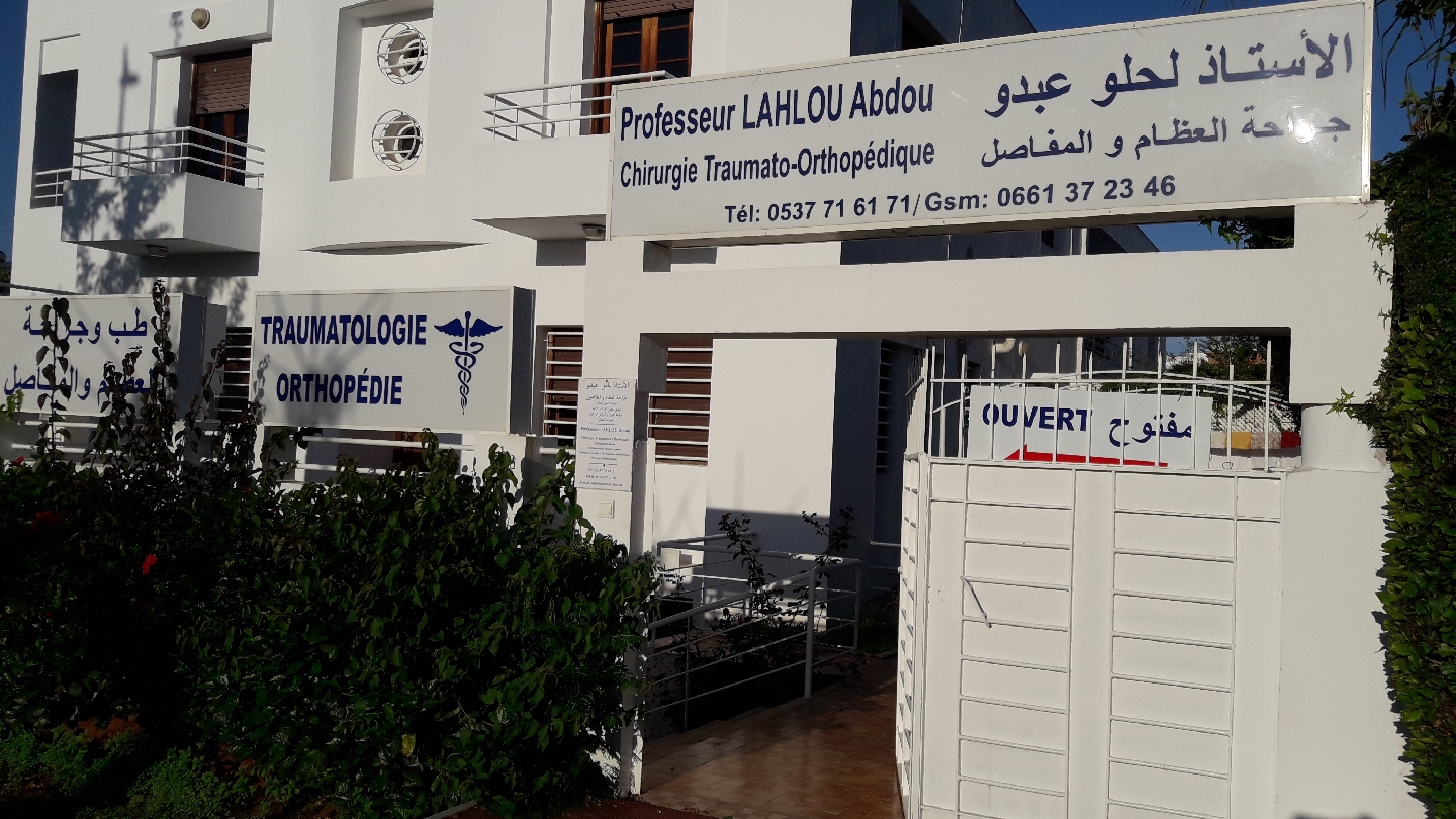 Cabinet Dr Abdou LAHLOU de Traumatologie et d’Orthopédie (Fractures