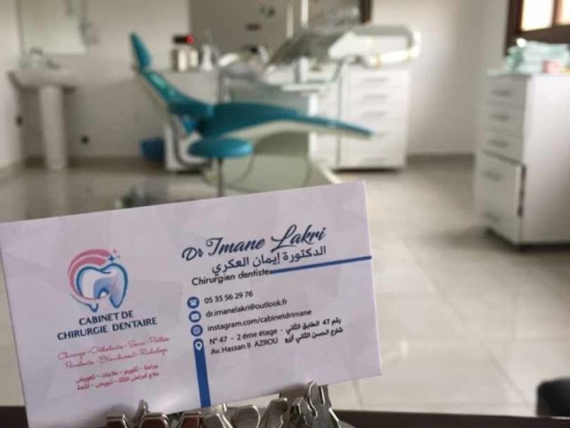 Cabinet de chirurgie dentaire: Dr Imane Lakri - Azrou - +212 5355-62976