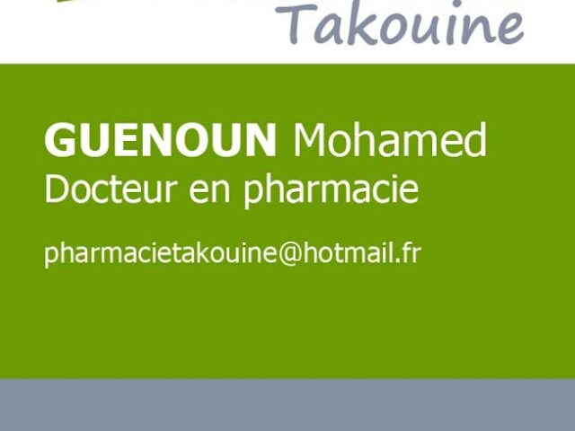 PHARMACIE TAKOUINE - Azrou - +212 701-589196