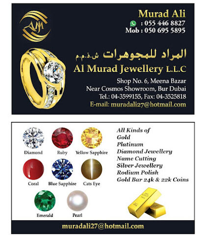 Al Murad Jewellery - Dubai - +971 55 446 8827