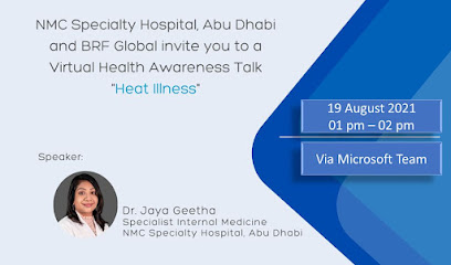 Dr. Jaya Geetha - Abu Dhabi - +971 800 662
