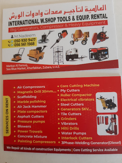 International Tools and Equipment Rental Br.1 - United Arab Emirates|Zubara - Sharjah