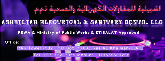 Ashbiliah Electrical & Sanitary Contracting LLC - United Arab Emirates|Ras al Khaimah|Office 502 RAK Tower by Unistate