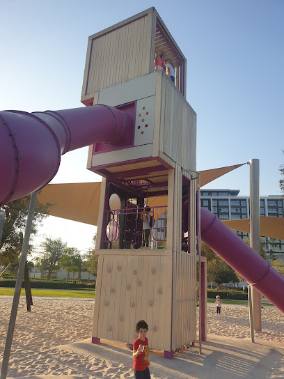 Purple Play Area - Dubai Hills Estate Park - United Arab Emirates|Dubai|Unnamed Road|465W+G75