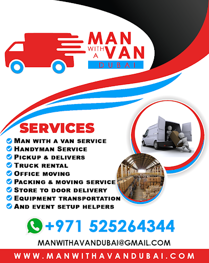 Man with a van dubai - United Arab Emirates|Al Quoz - Al Quoz Industrial Area 4 - Dubai|22nd St