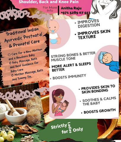 Ayurvedic Mother Baby Massage - Fujairah - +971 52 890 7553