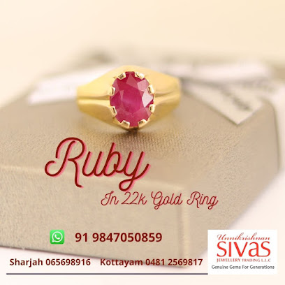 Unnikrishnan Sivas Jewellery Sharjah - Dubai - +971 6 569 8916