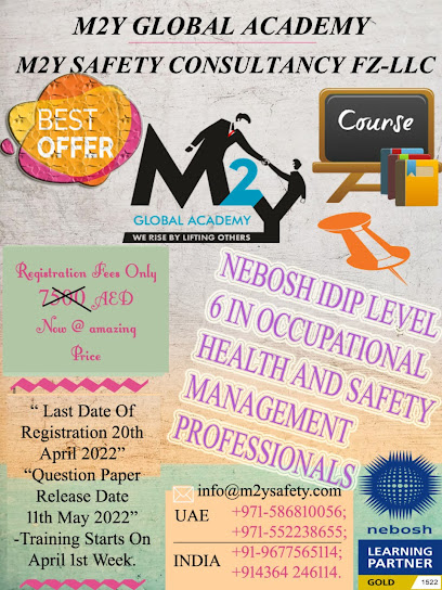 M2Y Safety Consultancy - United Arab Emirates|Ras al Khaimah|B04-501 Business Center 03 RAKEZ Business Zone-FZ Al Mamourah Street