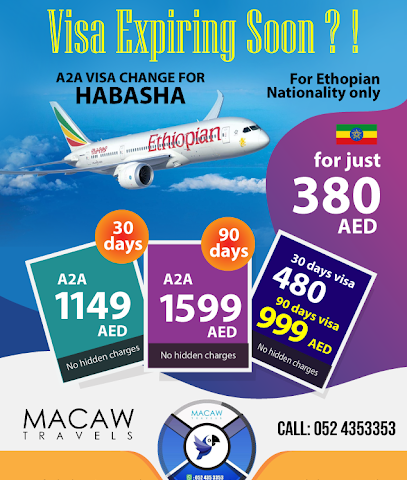 Macaw Travels - Sharjah - +971 50 356 7630