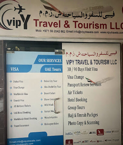 VIPY travel and tourism llc - Sharjah - +971 55 887 5014