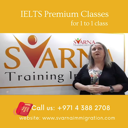 Svarna Training Institute - IELTS Testing- Dubai - Sharjah - +971 4 388 2708