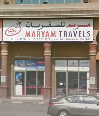 Maryam Travels - Sharjah - +971 7 233 9937