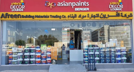 Asian Paints Berger Decor Lounge - Afreen Building Materials Trading Co - Sharjah - +971 2 204 9031
