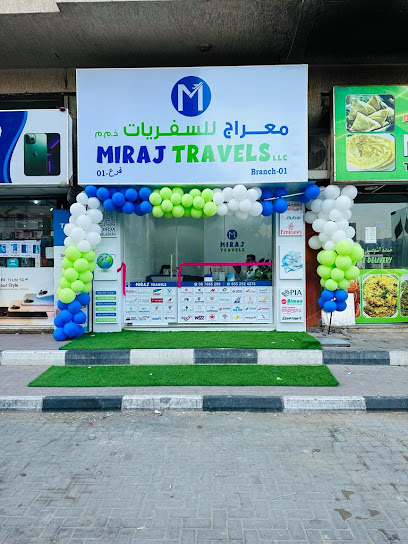 Miraj Travels L.L.C معراج لسفريات ذ.م.م Branch 1 فرع ١ - United Arab Emirates|Al Rashidiya 2 - Ajman|Ammar bin Yasir St|CC2W+G3H