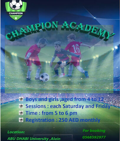Champion Academy - Sharjah - +971 56 914 8667