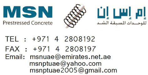 MSN Pre-Stressed Concrete - Abu Dhabi - +971 4 280 8192